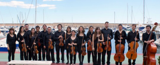 La Jove Orquesta de Castellón arrancó una gran  ovación en su concierto en el CN de Oropesa del Mar