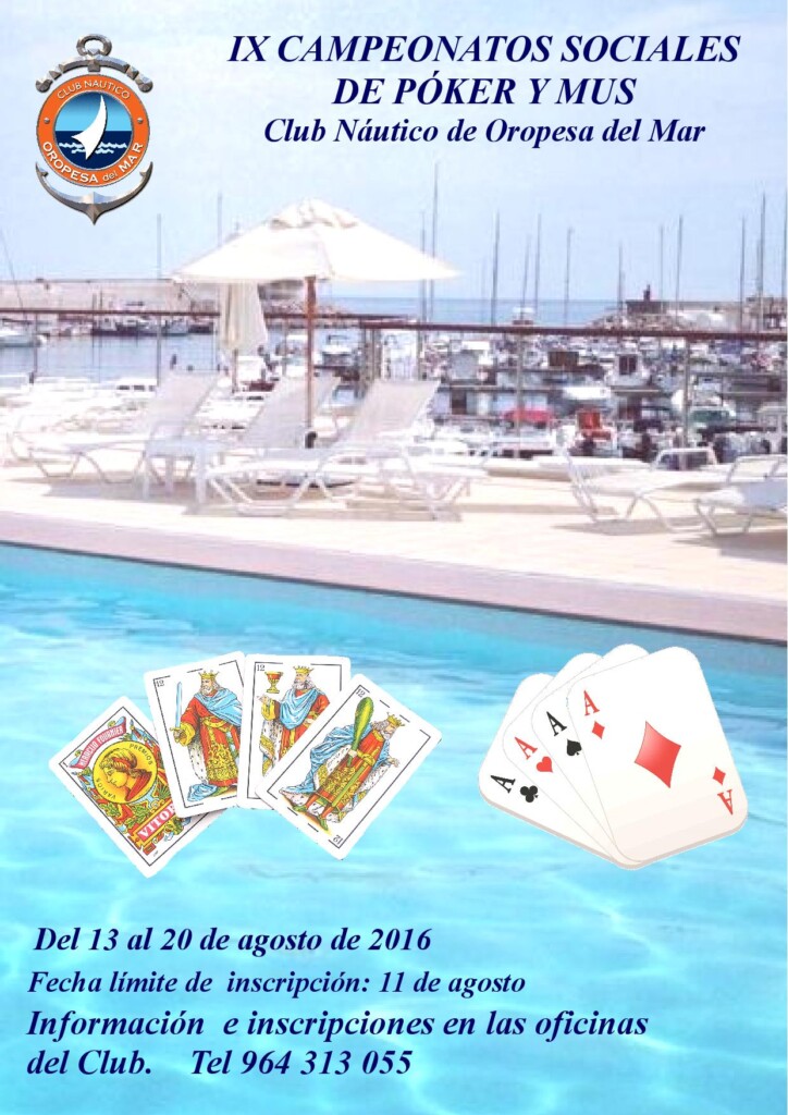 Campeonatos Mus Poker 2016