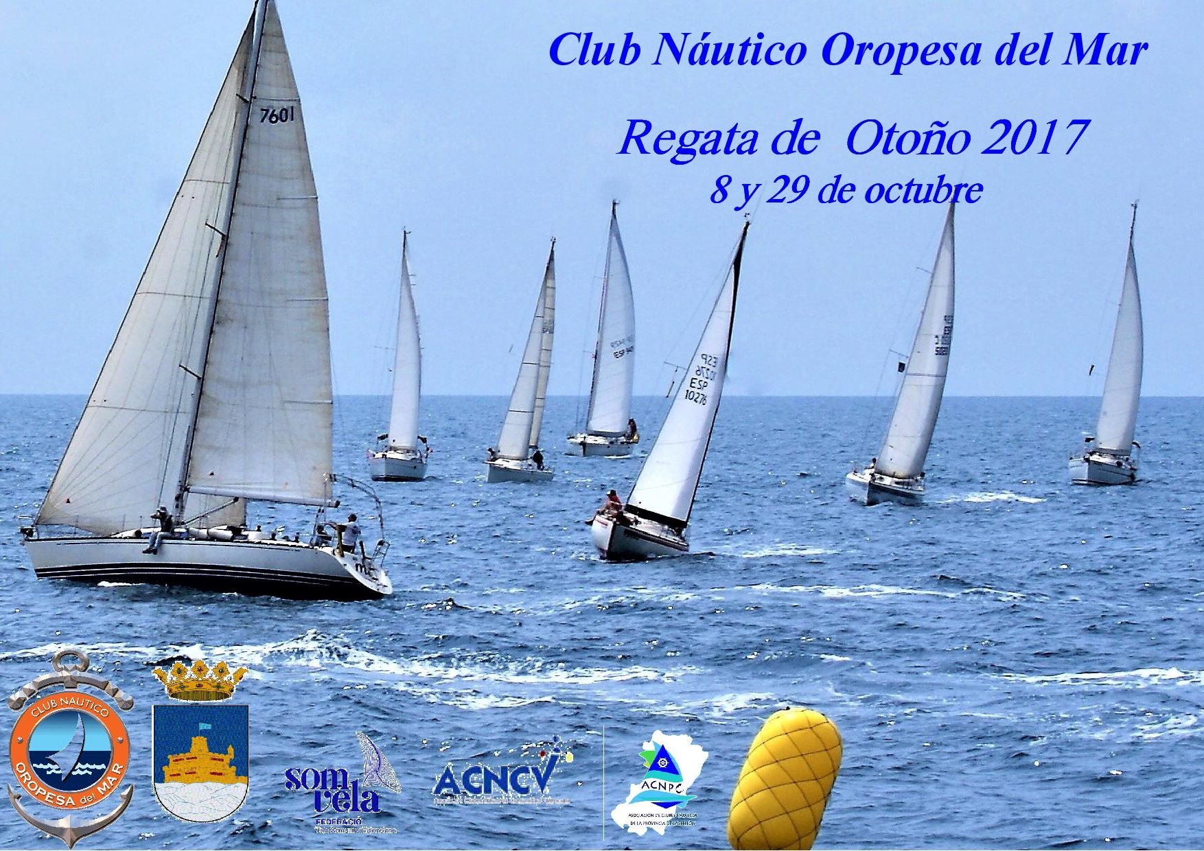 cartel regata otoño 2017 1 - Primera prueba de la Regata de Otoño.
