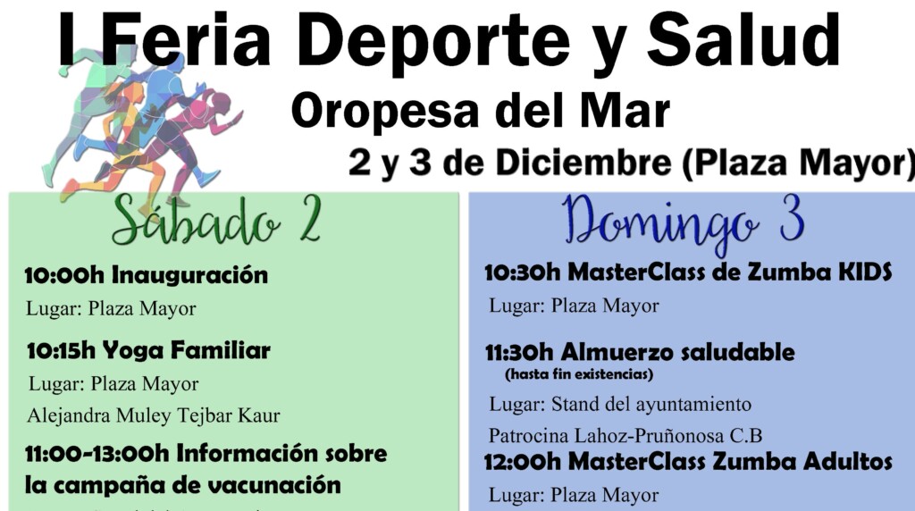 El Club Náutico participa en la I Feria Deporte y Salud del Ayuntamiento de Oropesa del Mar