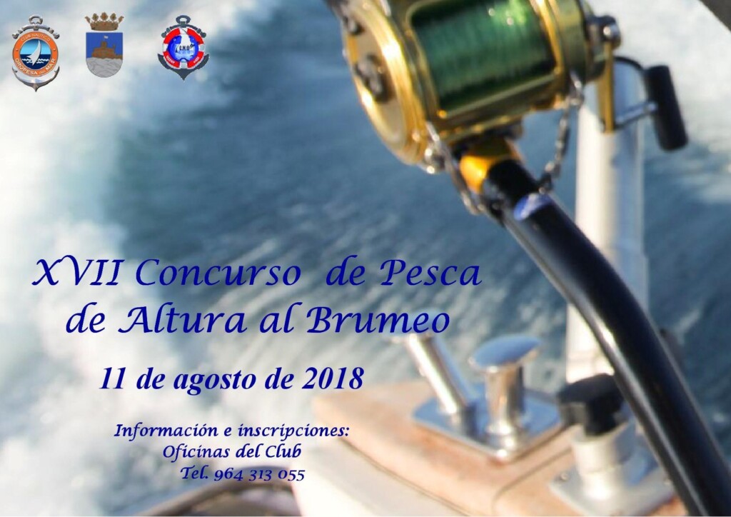 El próximo sábado días 11 de agosto los aficionados a la pesca de altura podrán competir en nuestro concurso de pesca al Brumeo, que este año cumple con su XVII edición.