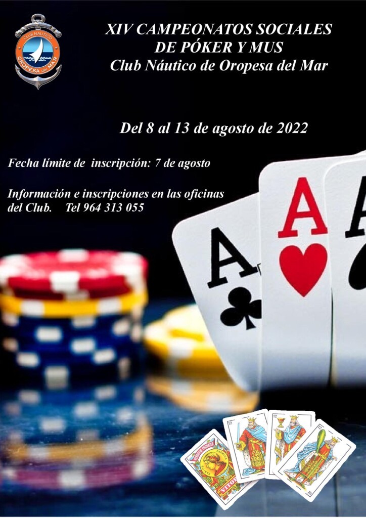 Campeonatos de Póker y Mus 2022