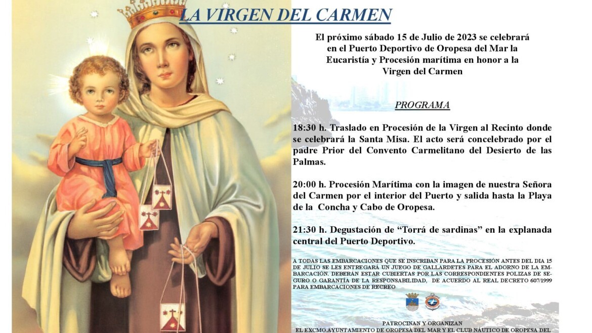 Procesión Marítima de la Virgen del Carmen CN Oropesa del Mar